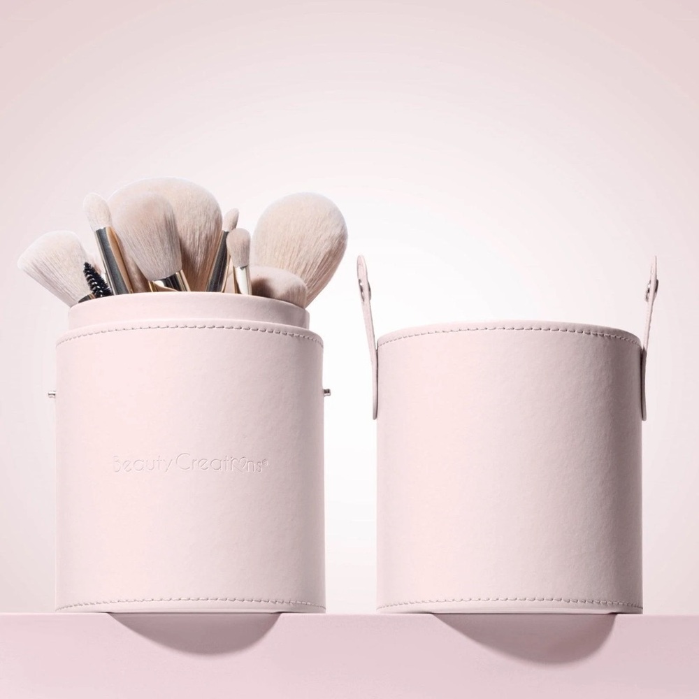 Beauty Creations Blush Pink Makeup Organizer Set